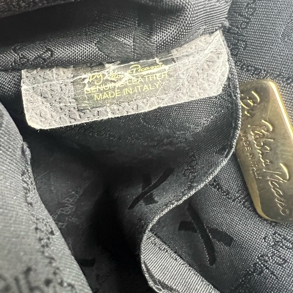 PALOMA PICASSO Vintage Black Leather Gold Hardware Mini Magnetic Backpack - Picture 13 of 15